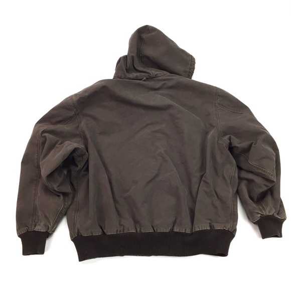 Walls Blizzard Pruf Work Jacket, Brown duck coat - Picture 7 of 7